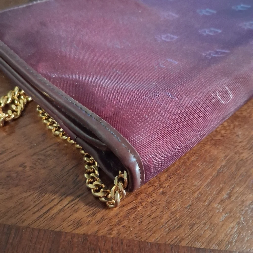 Dior Elegant Burgundy Designer Chain Bag - Picture 9 of 15